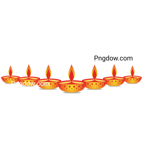 Vector Art showing Diwali, the Hindu festival of lights candle artwork
