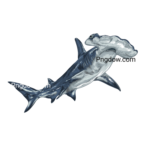 Hammerhead shark transparent background