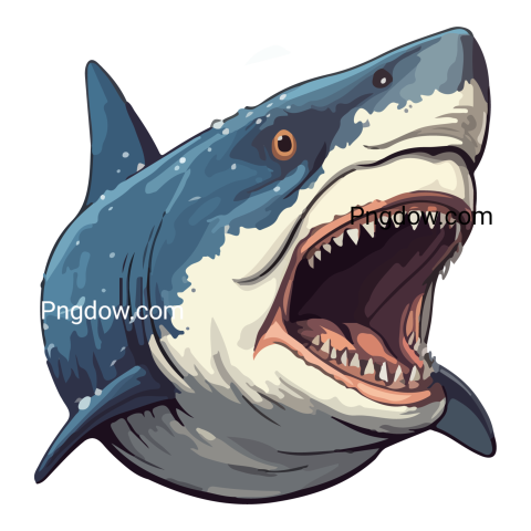 Shark transparent background image free