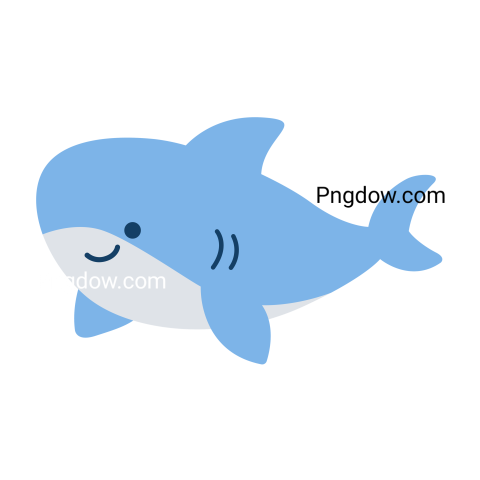 Cute shark sea animal