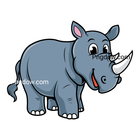 Cartoon Rhinoceros Animal