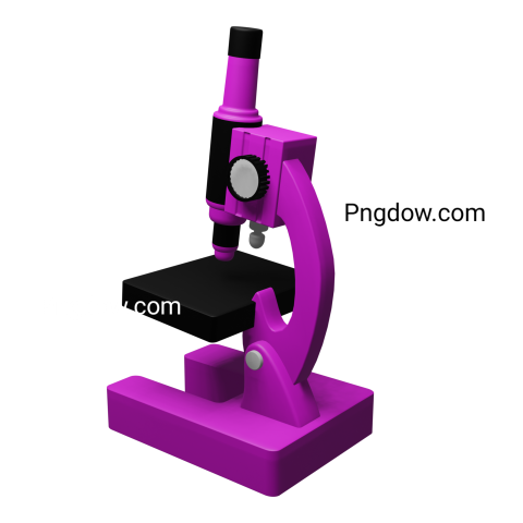 Microscope 3D Icon image Free