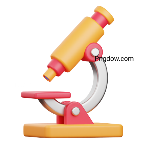 Microscope 3D Icon transparent background image