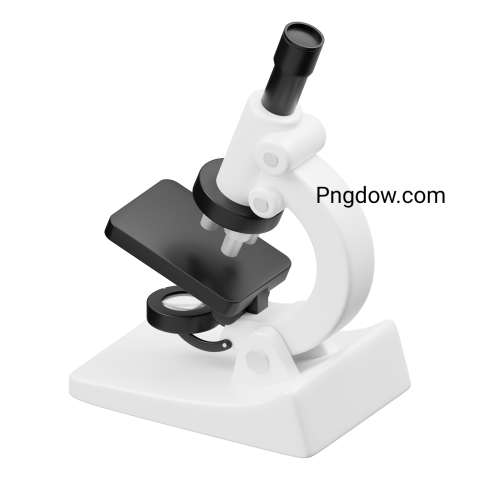 Microscope 3D Icon transparent background image free download