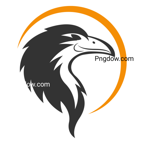 Raven logo icon design Png image