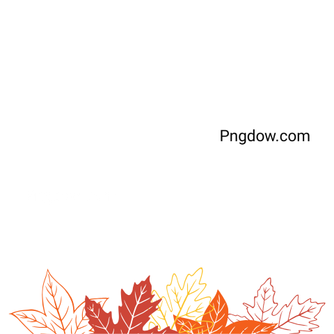 Autumn Leaves Border, free image