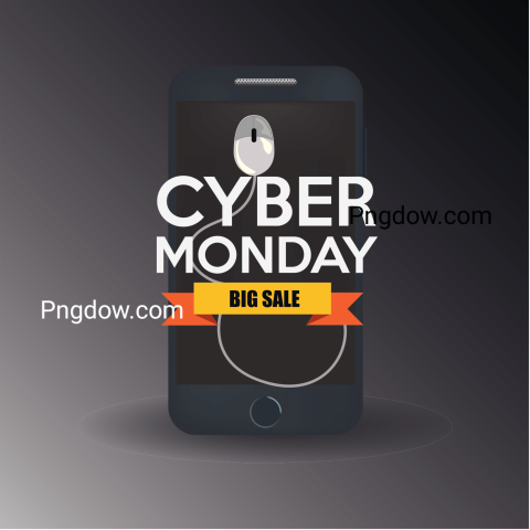 Cyber Monday Shop transparent background, free