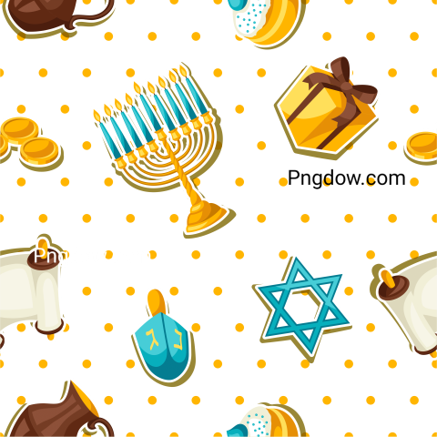 Hanukkah transparent background for free