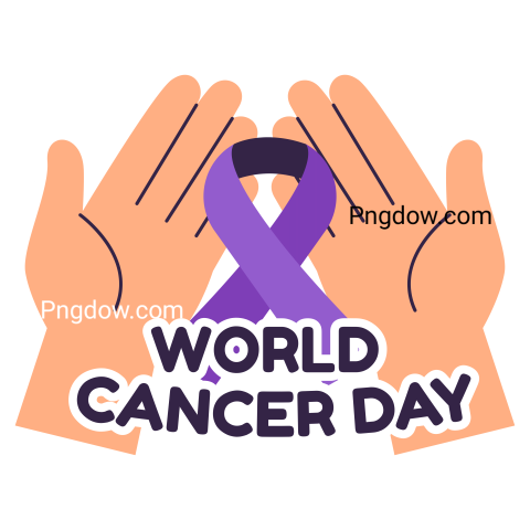 World Cancer Day Stickers Png image