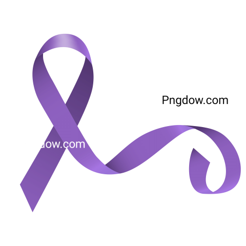 World Cancer Day Concept with Lavender Ribbon  Vector Illustrati