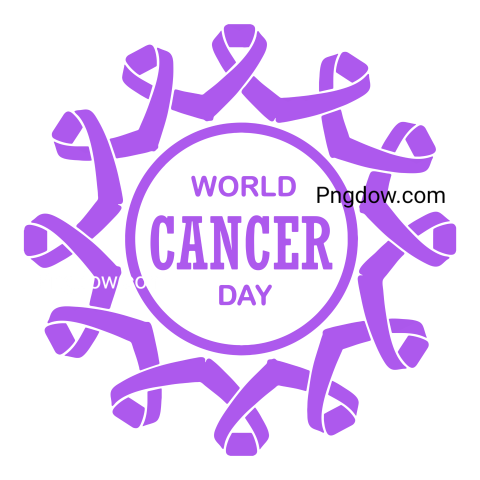 World cancer day Png image for free