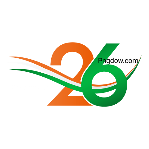 India Republic Day 26th January Typography