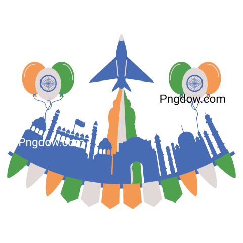 Republic day india festive Png image for free