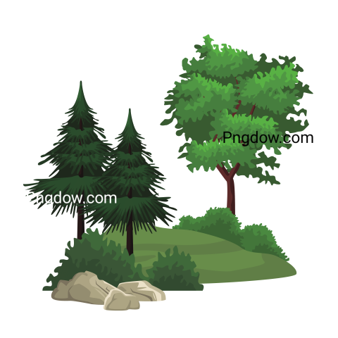 Trees and Bushes Png transparent background images