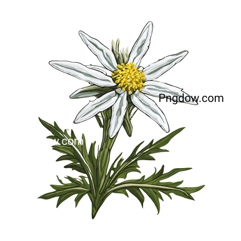Edelweiss PNG transparent background