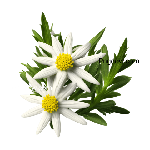 Edelweiss PNG image with transparent background, edelweiss PNG