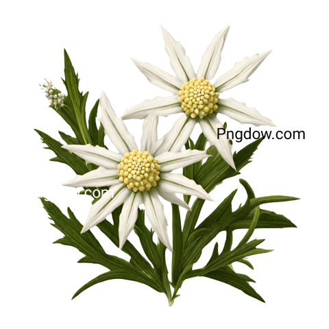 Edelweiss PNG image with transparent background, edelweiss PNG (24)
