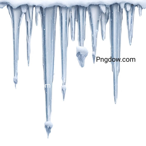 Icicles PNG image with transparent background, Icicles PNG