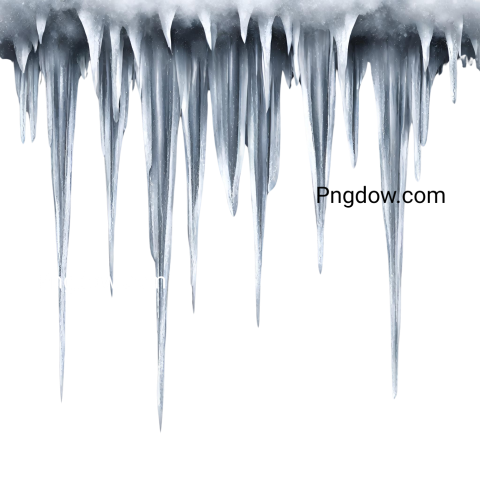 High resolution Icicles PNG