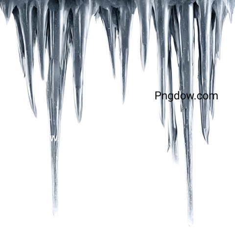 High Quality Icicles PNG Image with Transparent Background