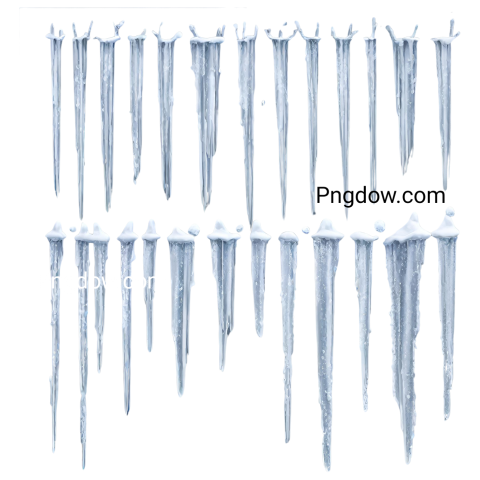 Icicles clipart PNG