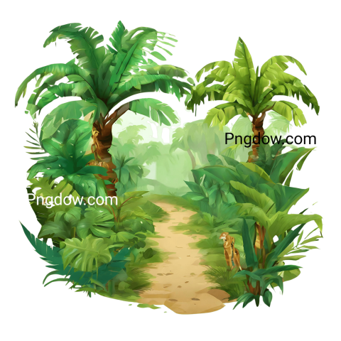 Stunning Jungle PNG Image with Transparent Background   Downloaded