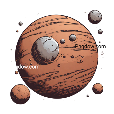 High Quality Mars PNG Image with Transparent Background