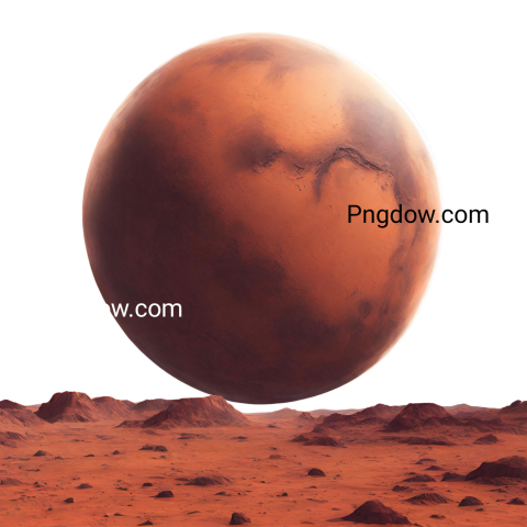 Stunning Mars PNG Image with Transparent Background   Download Now!