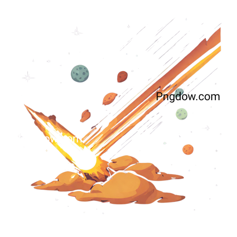 Stunning Meteor PNG Image with Transparent Background   Downloaded