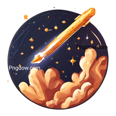 Stunning Meteor PNG Image with Transparent Background   Download Now