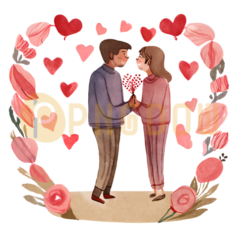 Find Romantic Valentine's Day Love Heart PNG Images with Transparent Background