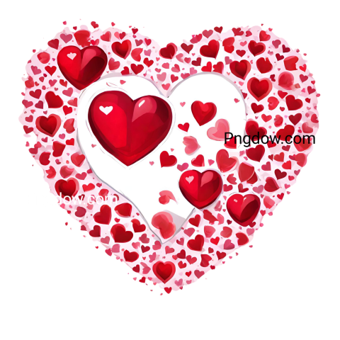Valentine day hard PNG images free