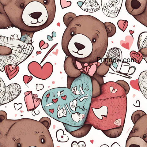 Get a Free Valentine's Day Teddy Bear Image   Perfect for Your Loved Ones