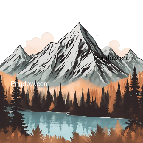 Stunning Mountain PNG Image with Transparent Background   Download Now!