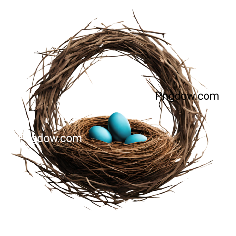 Nest PNG image with transparent background, edelweis