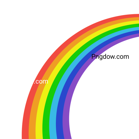 High Quality Rainbow PNG Image with Transparent Background for Versatile Use