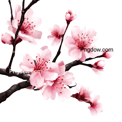 High Quality Sakura PNG Image with Transparent Background for Versatile Use