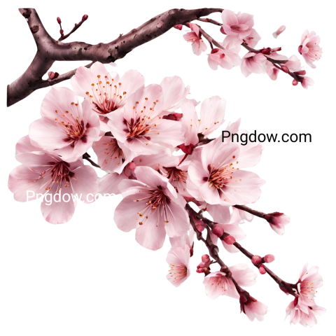 Sakura PNG image with transparent background, edelweis
