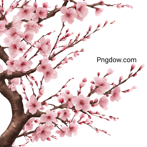 High Quality Sakura PNG Image with Transparent Background   Download Now