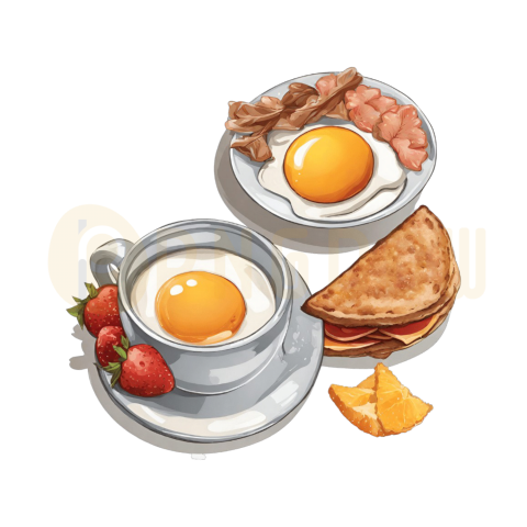Start Your Day Right, Free Transparent Breakfast PNG Images to Enhance Your Designs