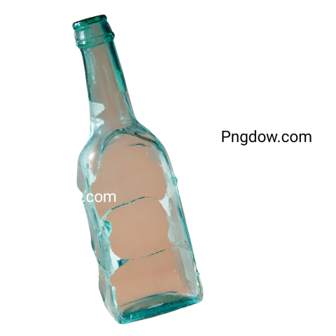 Broken bottle PNG image with transparent background, broken bottle png (14)