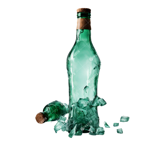 Broken bottle PNG image with transparent background | broken bottle png ...