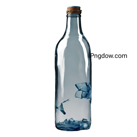 Broken bottle PNG image with transparent background, broken bottle png (20)