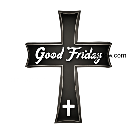 Elegant Good Friday Cross PNG Image for Download