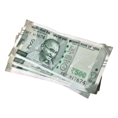 Indian Rupee 500 - Pngdow - Millions of Transparent PNG Images For Free