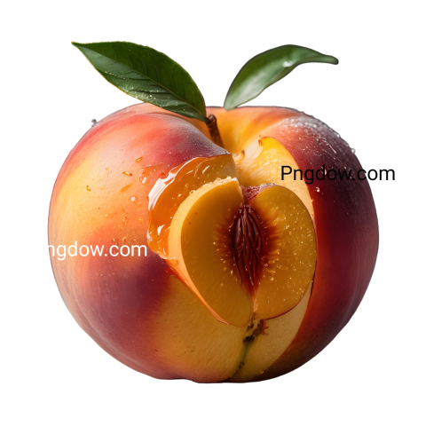 High Quality Peach PNG Image with Transparent Background   Download Now!