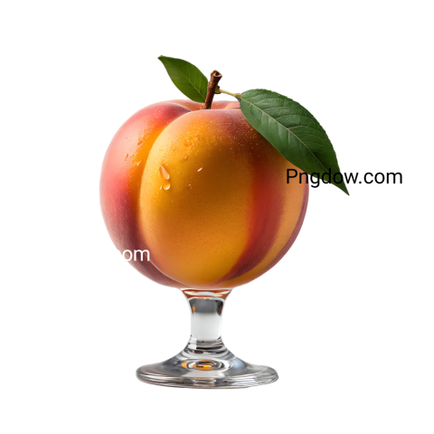 Stunning Peach PNG Image with Transparent Background   Downloadeds