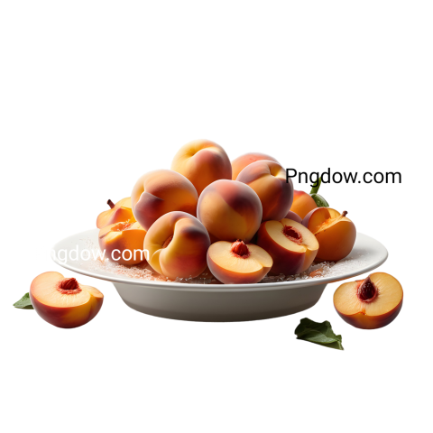 Stunning Peach PNG Image with Transparent Background   Downloaded