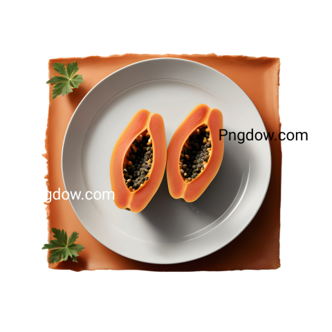 Stunning Papaya PNG Image with Transparent Background   Download Now