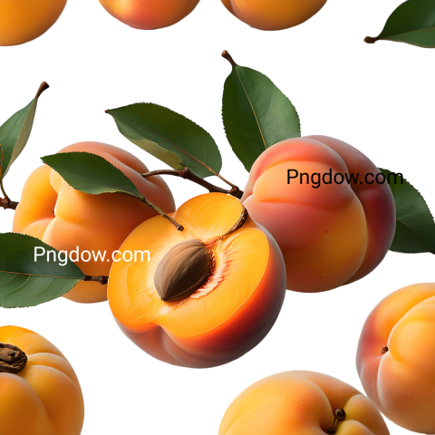 What are the common uses of Apricots illustrations in graphic design
